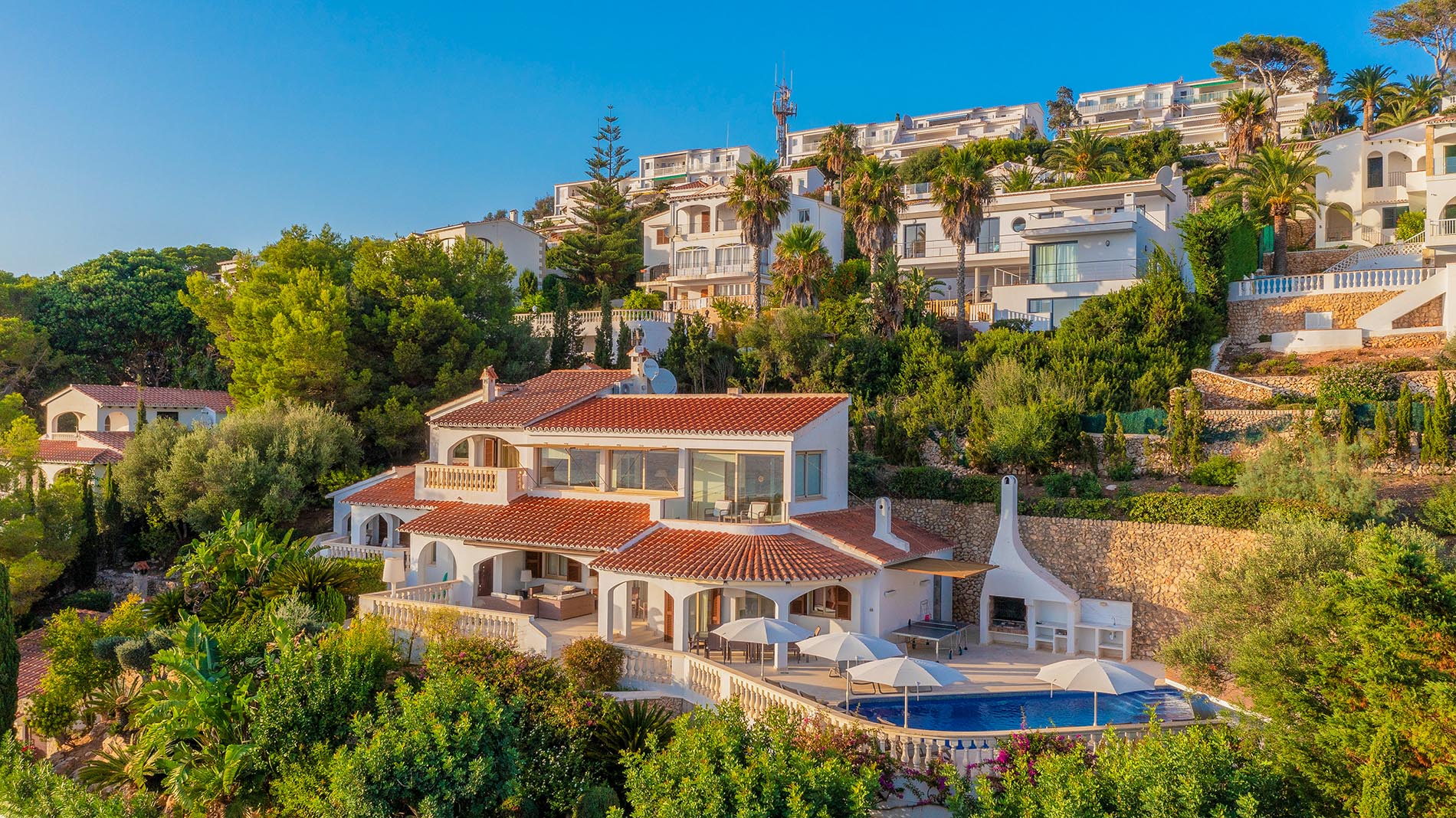 Villa a Son Bou con vista mare