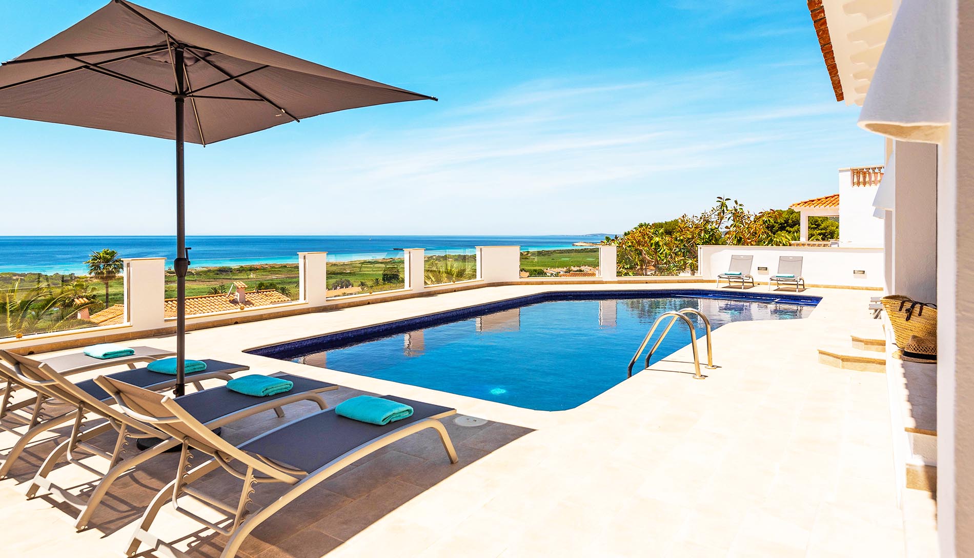 Villa a Son Bou con vista mare
