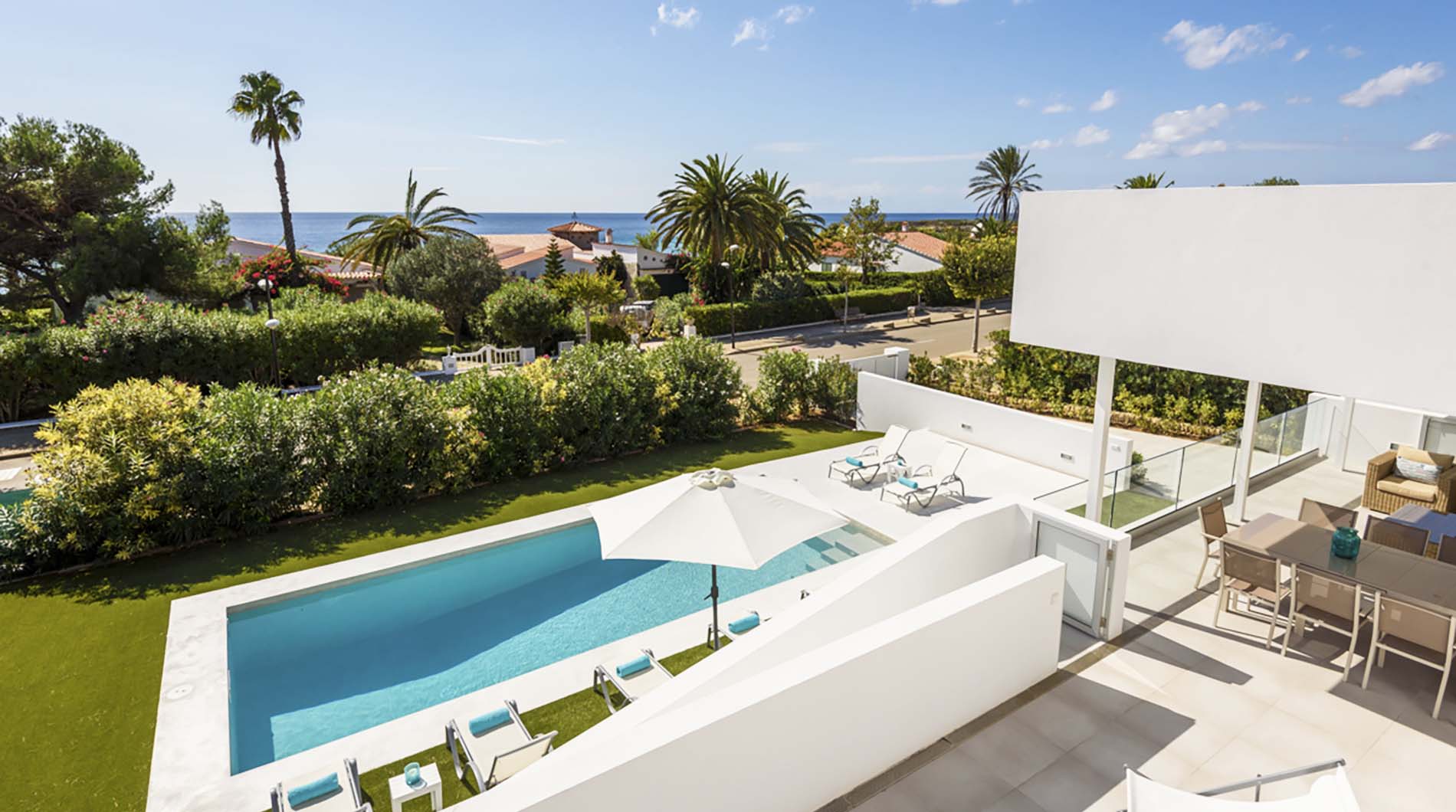 Villa vicino a Santo Tomas con vista mare