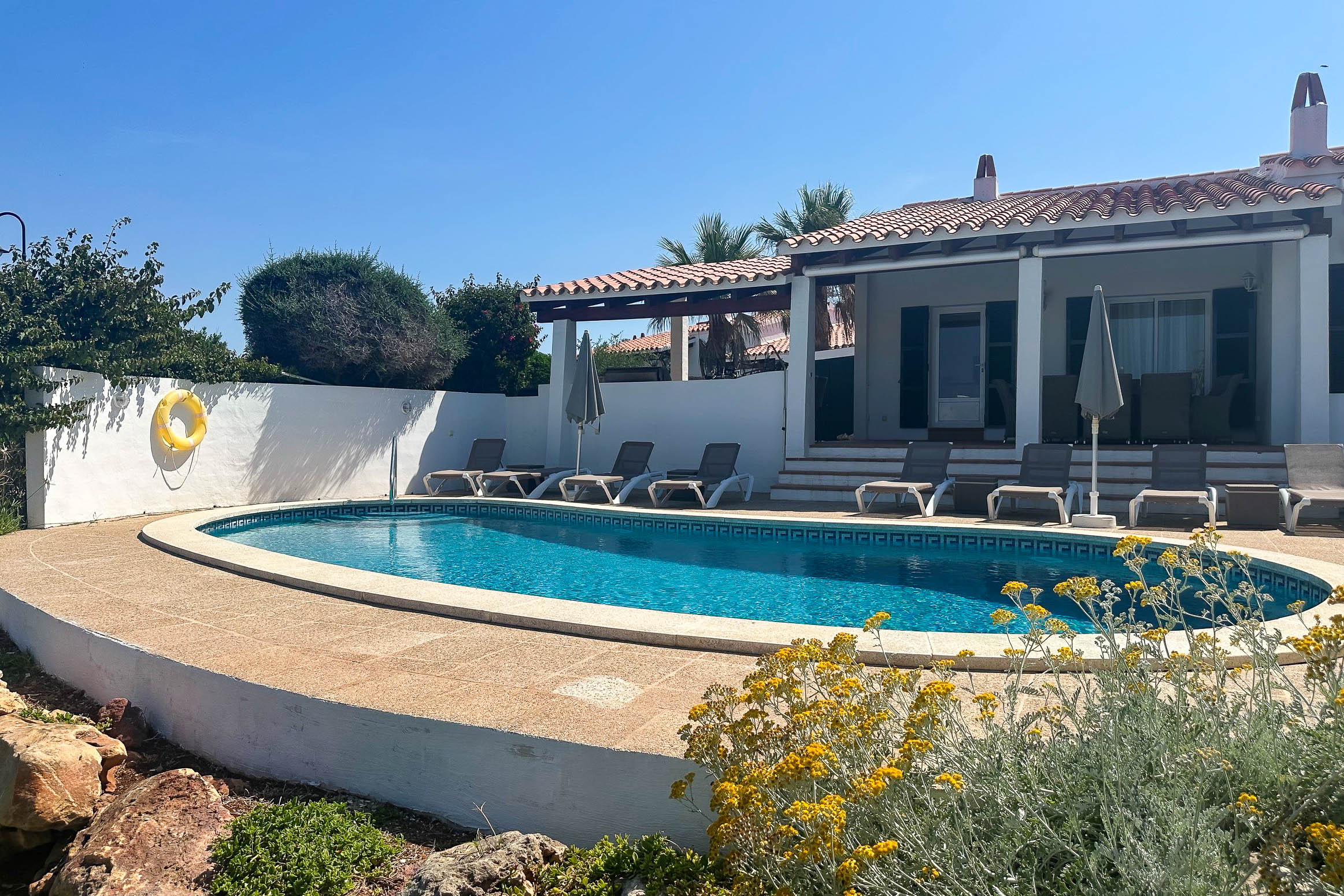Ville familiari con piscina privata a Binibeca Vell, Minorca